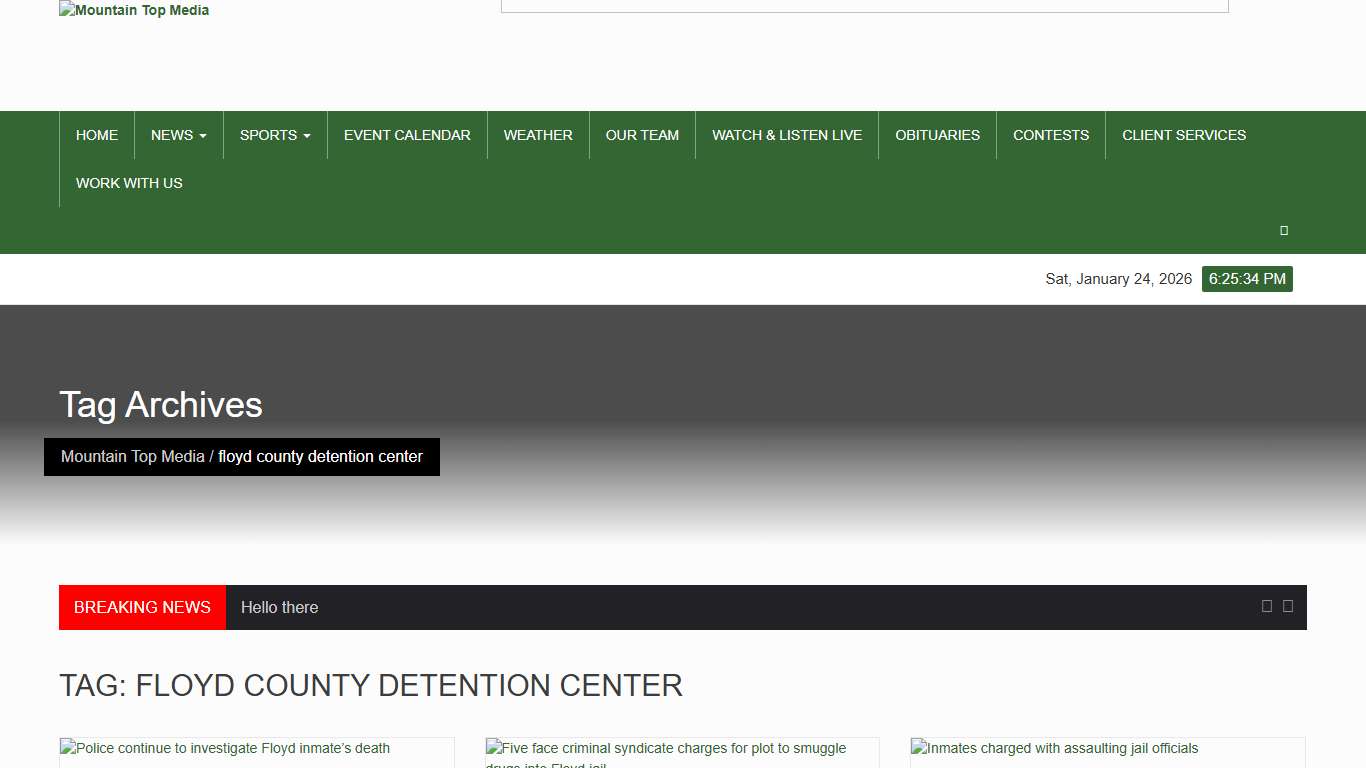 floyd county detention center Archives - Mountain Top Media